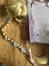 Disney Store Tangled Movie RAPUNZEL Costume Dress-Up FULL WIG W/ 24" Hair Braid