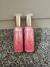 2 X Bath And Body Works Room Sprays pink lilac & vanilla Brand New Uk Seller