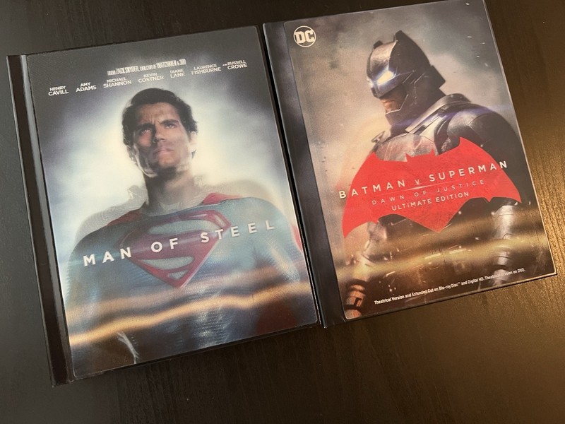 Man of Steel & Batman v Superman Blu-ray Lenticular Digibook Target Exclusive