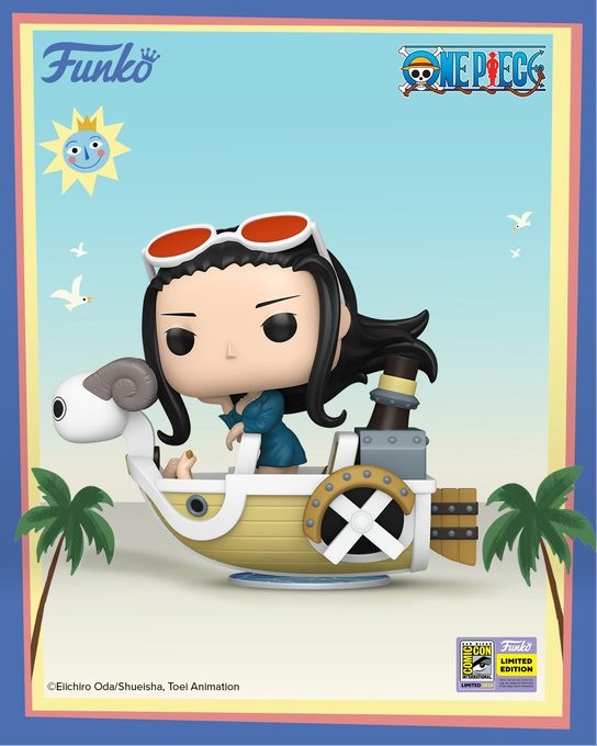 Funko Pop 2025 SDCC Comic Con Exclusive One Piece Nico Robin With