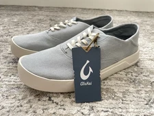 New OluKai Tradewind Shoes Men’s Size 10.5 Light Gray Casual Sneaker