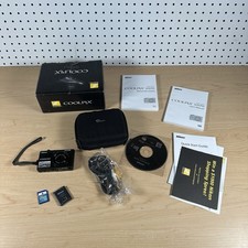 Nikon Coolpix S570 12 MP Black Digital Camera Tested Works SD, Battery NoCharger