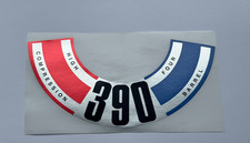 Air Cleaner Decal 390 4v High Compression 1970 Amc Amx