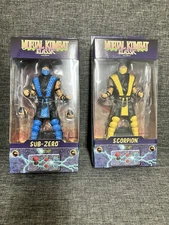 Mortal Kombat Klassic: Scorpion And Sub-zero- 7" Figures McFarlane Brand New