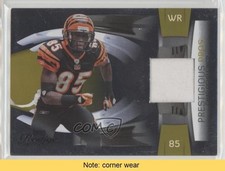2009 Playoff Prestige Gold Materials 10/50 Chad Johnson Ocho Cinco #10 READ 8f4