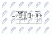 Nty Gelenksatz, Antriebswelle NPW-BM-014 FüR Bmw