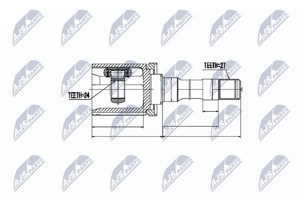Nty Gelenksatz, Antriebswelle NPW-BM-014 FüR Bmw-image