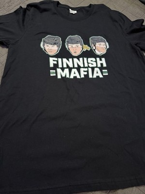 Barstool Sports Finnish Mafia Dallas Stars Tshirt XL *RARE* NHL Hockey