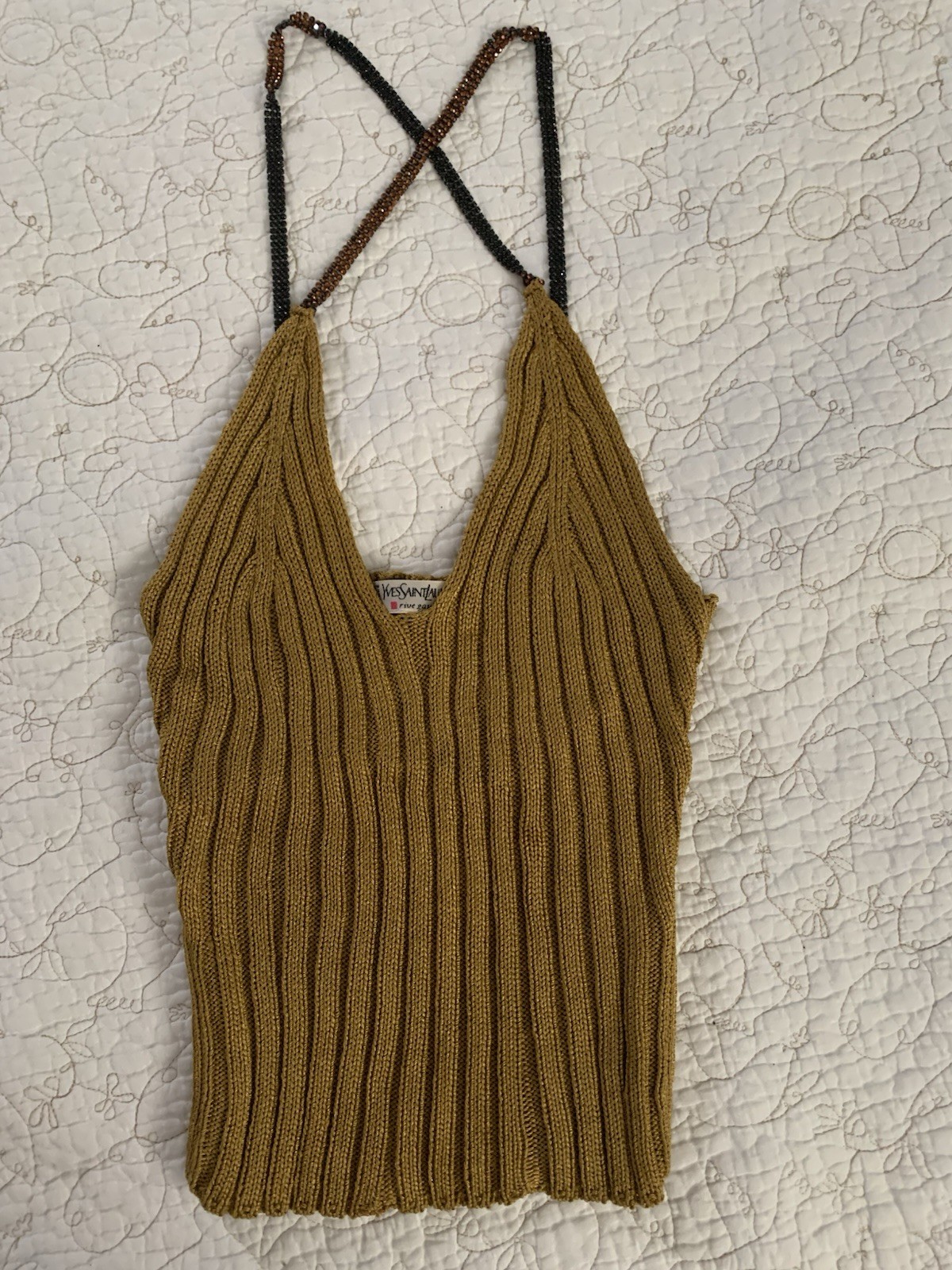 Top supporto vintage Yves Saint Laurent