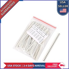900PCS 1206 SMD Resistor Kit 36 Values 1/4W Chip Resistors 1 ohm to 10M ohm