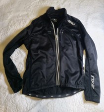 2XU Men's/Women's Black Aero Running/Cycle Jacket | Full Zip | Reflective - M