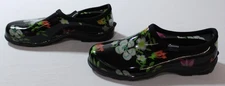 Sloggers Women's Waterproof Floral Garden Shoes LB3 Meadow Black US:10 UK:8 