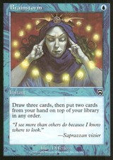 Brainstorm - LP - Mercadian Masques MMQ - 61 - MTG Magic