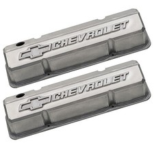 Proform Die-cast Slant-edge Valve Covers For 1958-1986 Small Block Chevy With