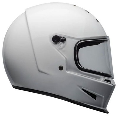 BELL ELIMINATOR SOLID GLOSS WHITE FULLFACE MOTORRAD MOTORRAD HELM