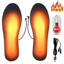 USB RECHARGEABLE ELECTRIC HEATED INSOLES SIZE 35-46 CUT-OUT HEATER