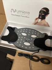 Numiere Time Keeper LED Face Mask Blue / Red / NIR Light Therapy USED GREAT