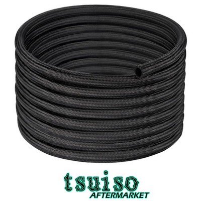 6AN Fuel Line - 10FT Black Nylon for Safe and Efficient Transportation