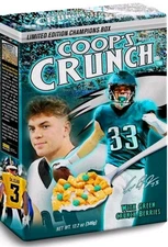 2025 Cooper DeJean Limited Edition Coop's Crunch Cereal *NEW/Factory Sealed*