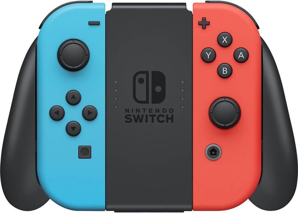 Nintendo Switch - HAC-001 - 32GB - Red & Blue Joy Con (Very Good