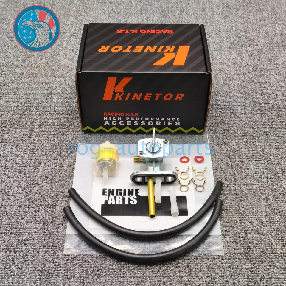 Fuel Petcock Fuel Line Gasket Kit For Yamaha YFM350ER YFM80 YFM250 YFM225 YFM200 Foto 3 de 4