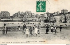 4251 cpa Ault - La Plage à Marée Basse