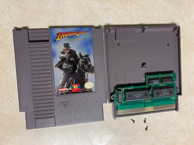 Indiana Jones & The Last Crusade NES Nintendo Ubisoft Version AUTHENTIC cleaned