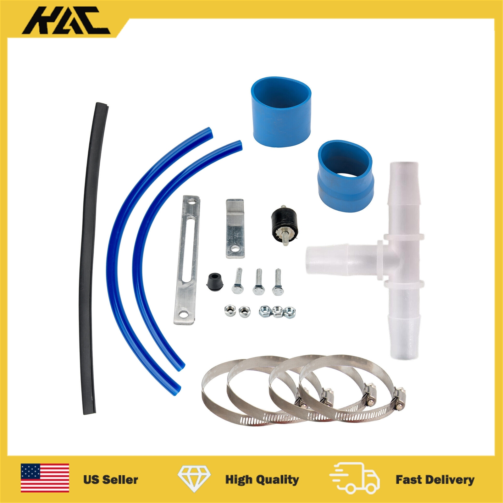 High-Performance Blue Cold Air Intake Kit for 99-00 Honda Civic HX EX Si 1.6L Engine