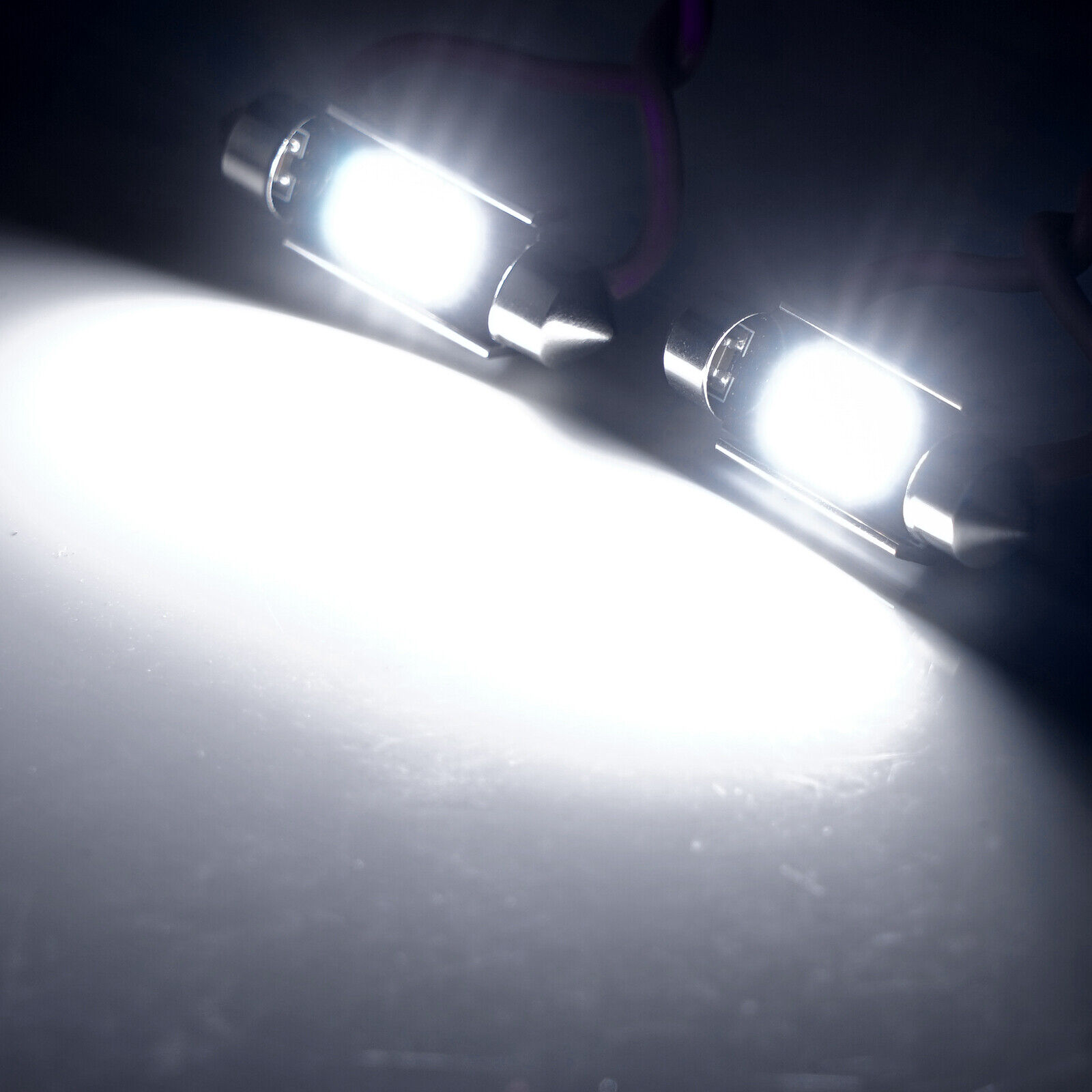 Xreuctop Auto Soffitte, 8 Stück 3 Watt 41mm Auto Soffitte 300 Lumen Canbus  für Innenraumbeleuchtung Auto, 12V Energie Sparen Auto LED Lichter für  Kennzeichenbeleuchtung, Kofferraumlicht, Weiß : : Auto & Motorrad