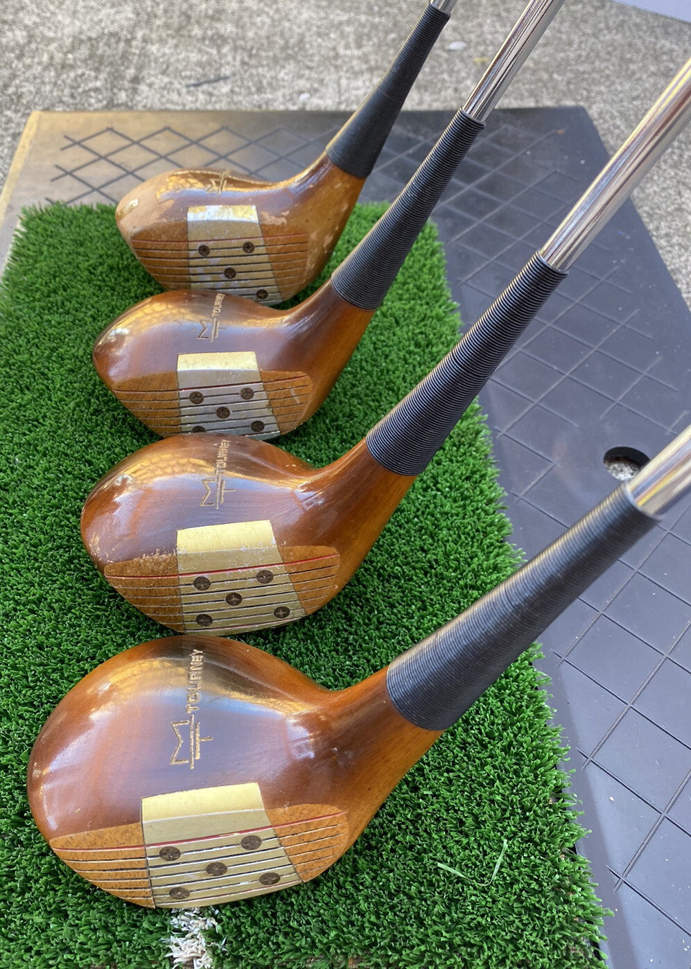 Set De Bois De Golf MacGregor Vintage 1950 Modèle M23 - Bois 1,2,3,4 - Droitier