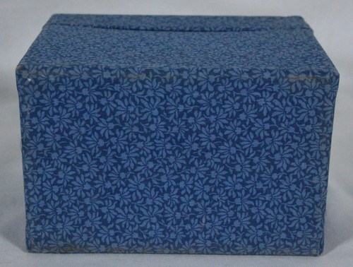 VINTAGE CLOTH EMBROIDERED ALWAYS BEST FRIEND ADDRESS BOX + A-Z INDEX DIVIDERS - Picture 4 of 9