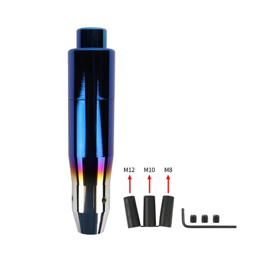 JDM Universal Burnt Blue Aluminum Automatic Stick Gear Shift Knob Lever Shifter - Bild 10 von 21