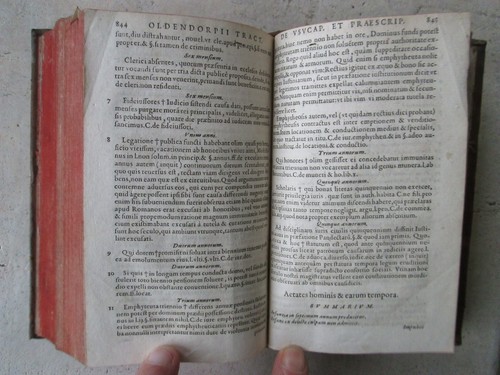 AZO, DINUS, BALBO, OLDENDORP : DE PRAESCRIPTIONIBUS, 1567. - Picture 15 of 21