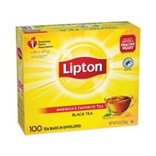 Lipton 100 Black Tea Bags Black Tea 32oz Volume