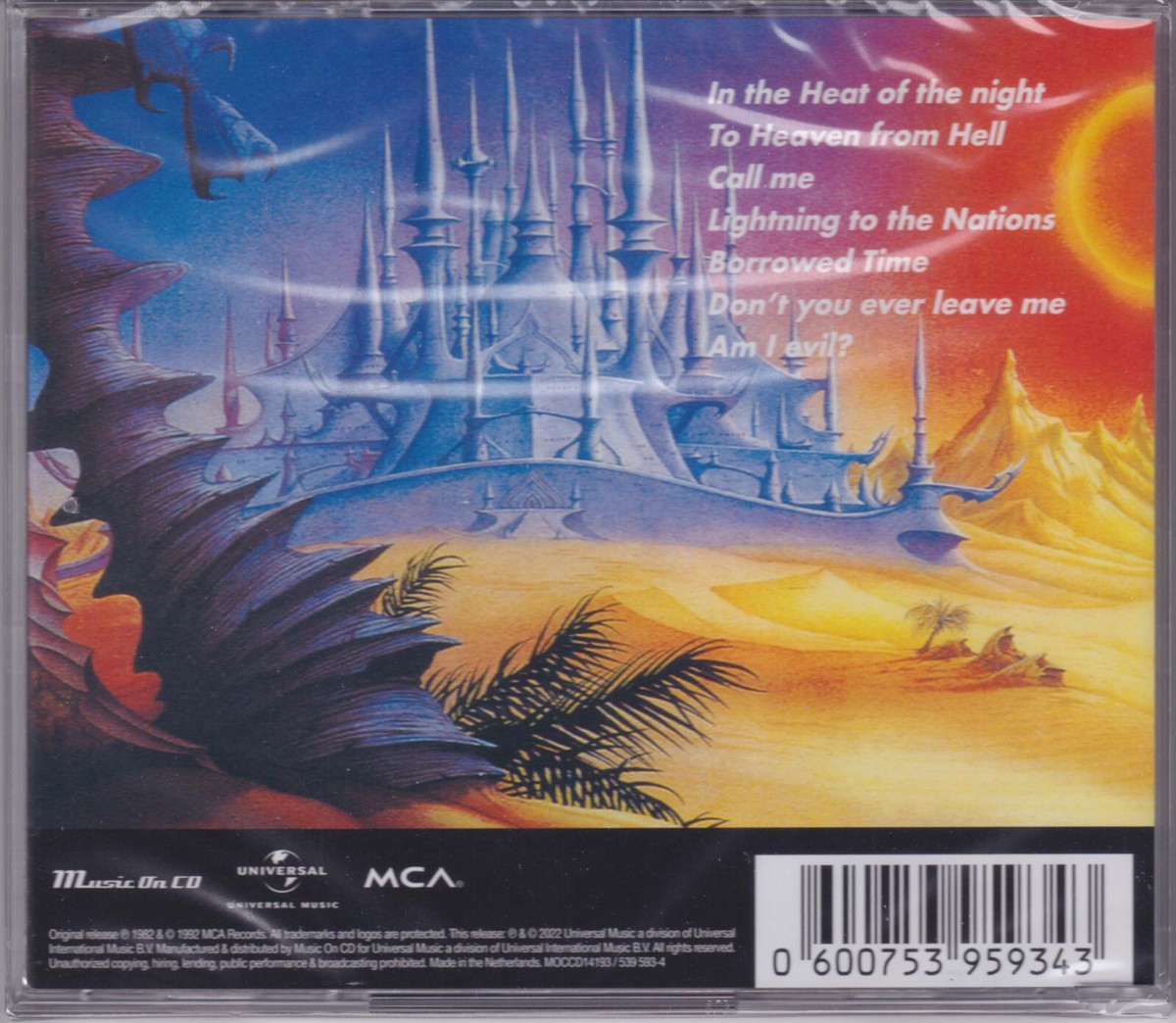 Diamond Head 1982 CD - Borrowed Time (2022 Reissue) Saxon