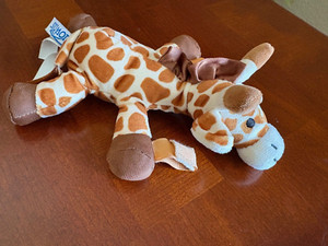 Dr. Browns 8" Baby Plush Giraffe Paci Pacifier Holder~ Excellent!