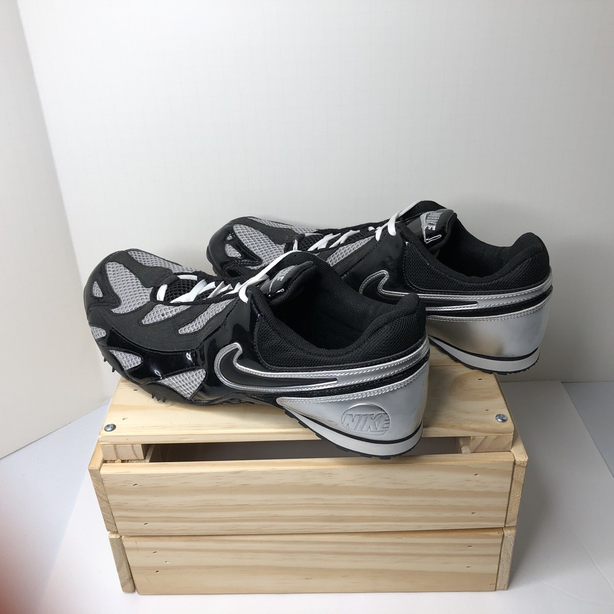 nike black track spikes