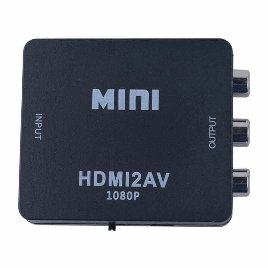 HDMI To RCA AV Adapter Converter Cable CVBS 3RCA 1080P Composite Video Audio - Image 2 of 4