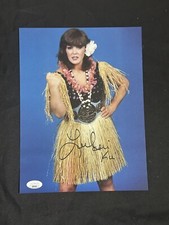 Leilani Kai Autographed 8.5x11 Photograph WWE WWF WRESTLEMANIA 1 JSA