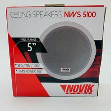 NOVIK NEO - NWS-5100 IN-WALL CEILING SPEAKER FULL RANGE  20W  5'' HIGH QUALITY