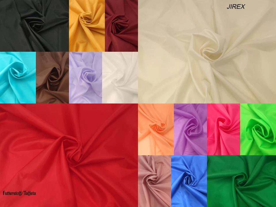 Futterstoff Meterware JIREX 150cm.breit Dekoration, Hochzeit, Basteln, Vorhang