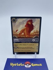 1x Simba - Returned King - 189/204 - Rare - NON Foil NM-Mint Disney Lorcana: