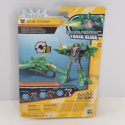 HASBRO TRANSFORMERS ACID STORM TRANSFORMERS CYBERVERSE TOXIC SLICE