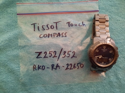 Tissot Touch Men's Watch, Working, Water resistant 30M, Titanium, Compass - Picture 7 of 23