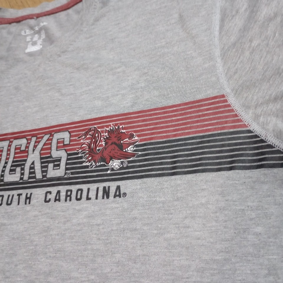 USC Gamecocks South Carolina Champion Elite 2XL Gray Short Sleeve T