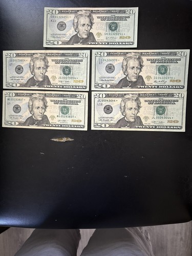 Various $20 *STAR*  Federal Reserve Note Circulating Good & Low Serial Number - Picture 1 of 2