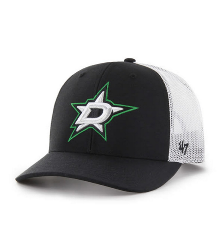Dallas Stars '47 Brand Black Trucker Snapback Adjustable Hat