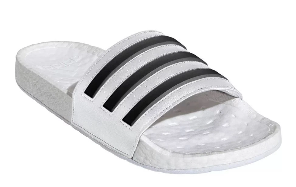 Sandali Adidas Adilette Boost da uomo bianchi e neri varie taglie FY8155 nuovi