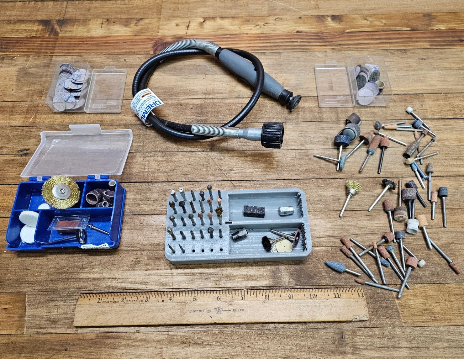 Genuine DREMEL 225 Flex SHAFT Attachment For Rotary Tool & Carbide