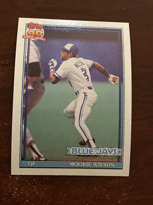 1991 Topps #727 Mookie Wilson Toronto Blue Jays C3196* | eBay